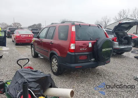 2005 Honda Cr-V Ex из США, поврежденный, VIN JHLRD78885C033352